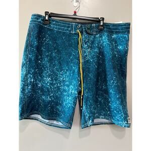 Reef Men's Boardshorts Swim trunk, beach Blue Size 38